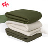 Manufactor wholesale Mat Mat single bed student dormitory Military training Cotton mattress Army green Mattress Hot melt cotton