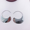 Earrings stainless steel, design high quality metal material, European style, simple and elegant design