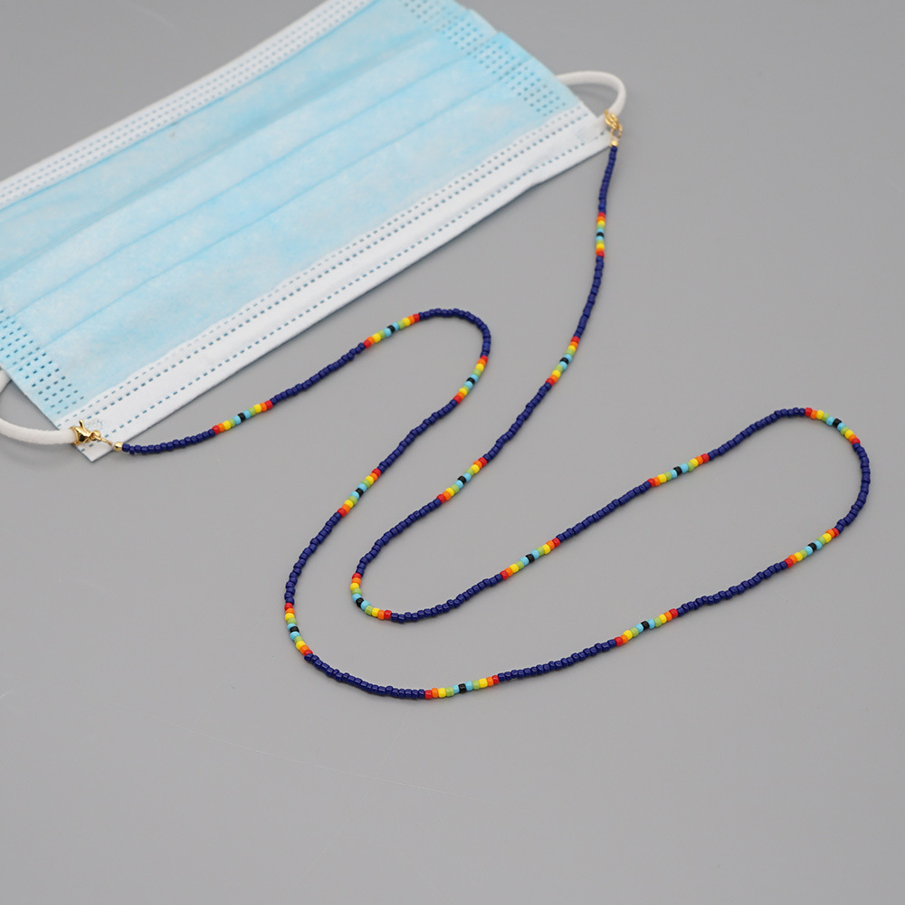 Anti-skid Glasses Chain Colorful Beaded Necklace display picture 7