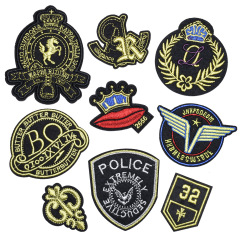 電腦繡花章仔服裝輔料小補丁貼羽絨服補洞貼卡通徽章字母刺繡布貼