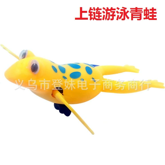 Заводная игрушка для купания и игр в воде, лягушка
