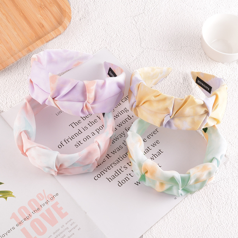 Retro Fold Floral Headband display picture 14