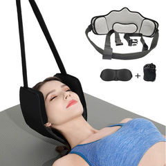 跨境熱銷頸部吊床 脖子吊床透氣 頸部吊枕拉伸器升級海綿吊枕