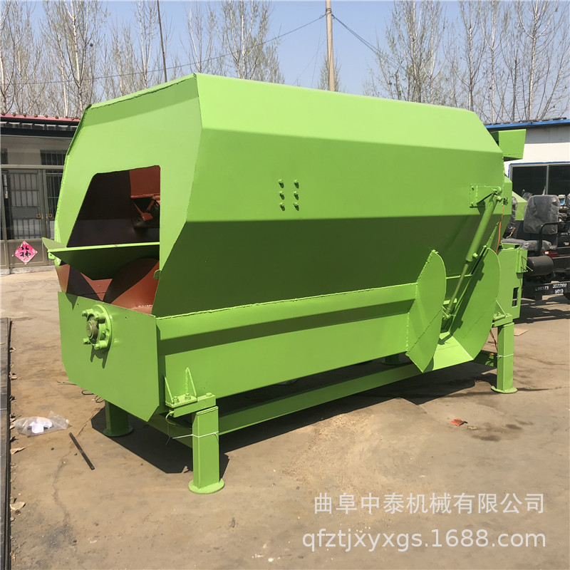 蚌埠合金钢TMR搅拌机 卧式双绞龙搅草机