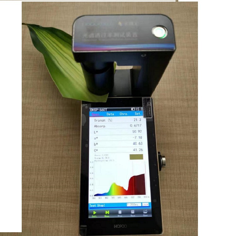 光谱透光率 明暗度测试 眼镜片防蓝光 薄膜钢化膜化妆品蓝光透过