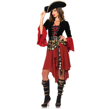 2019年新品 女款海盜裝 萬聖節服裝 出口游戲制服套裝 cosplay服