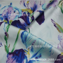 夏季云锦缎高档棉绸人造棉活性印花布 人棉梭织布棉绸连衣裙面料
