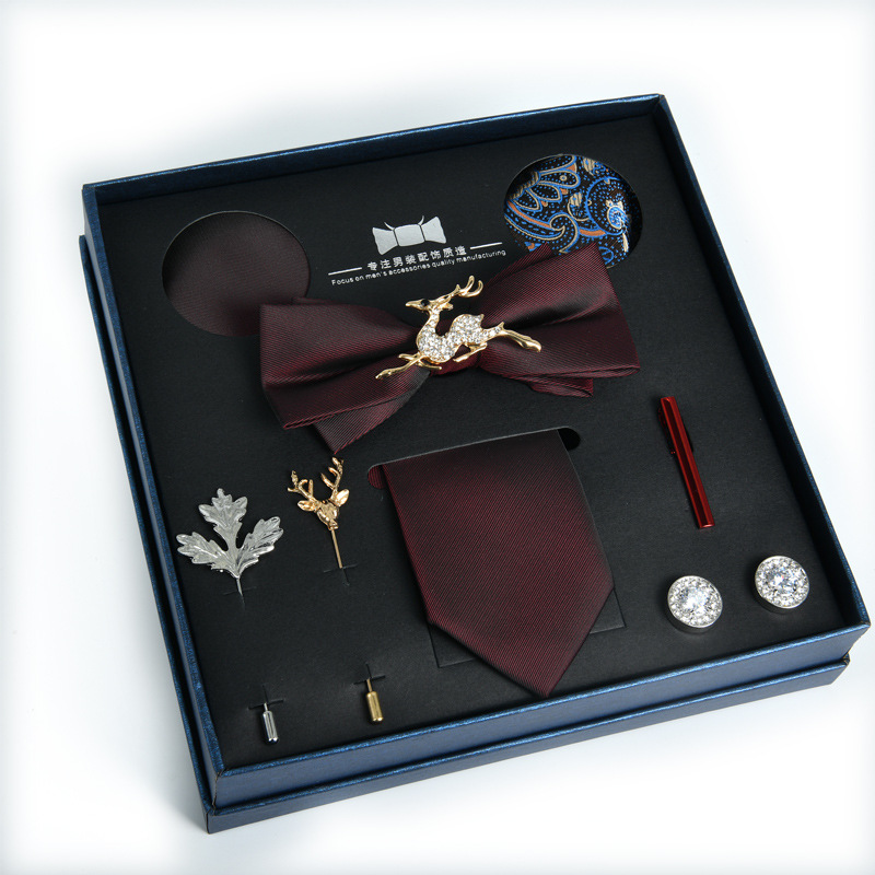 领带包装盒礼品盒8件套可装现货来样定制送人礼品包装