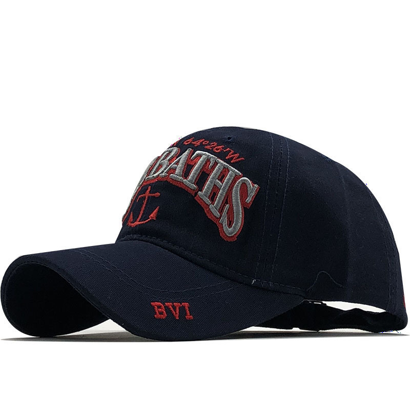 Cappellino da baseball uomo ancora ricamato cotone berretto_voghion.com