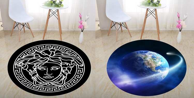 地毯,地垫,圆形地毯,视觉地毯,眩晕地毯,跨境地毯
