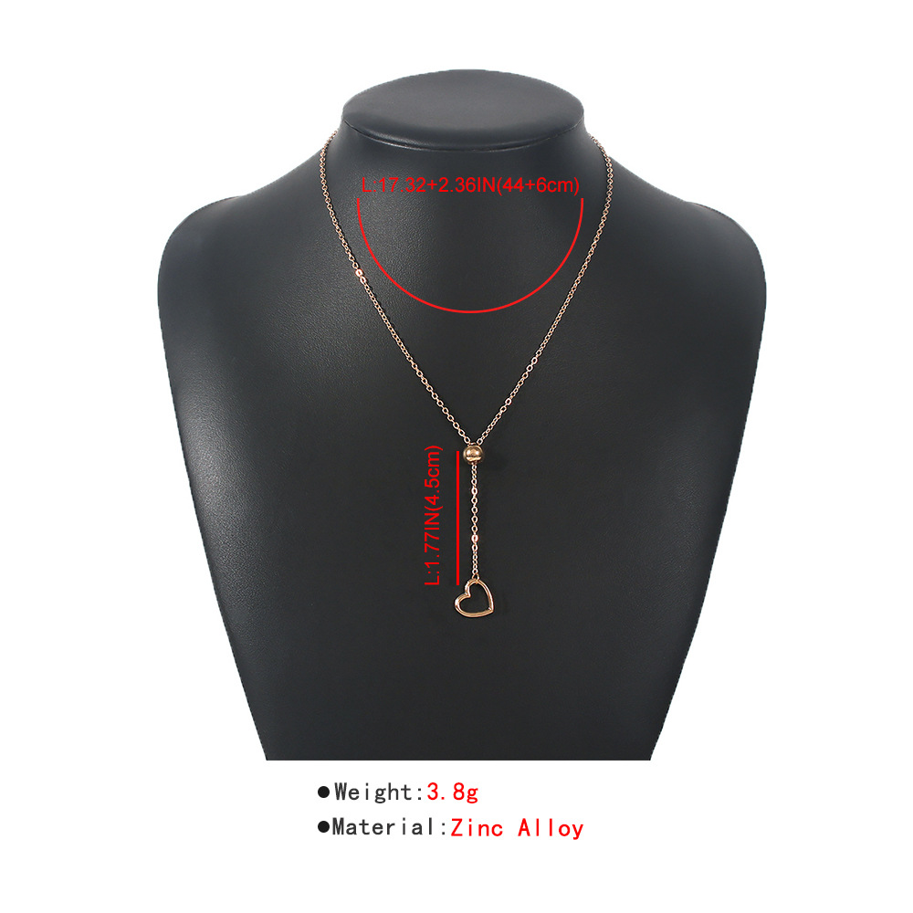 Simple Love Pendant  Necklace display picture 4