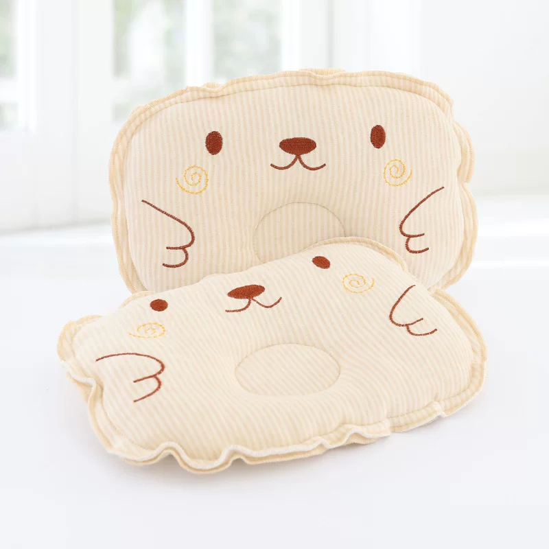 Knitted pillow for new born