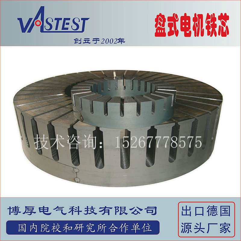 定子转子【盘式电动机】卷绕电机铁芯