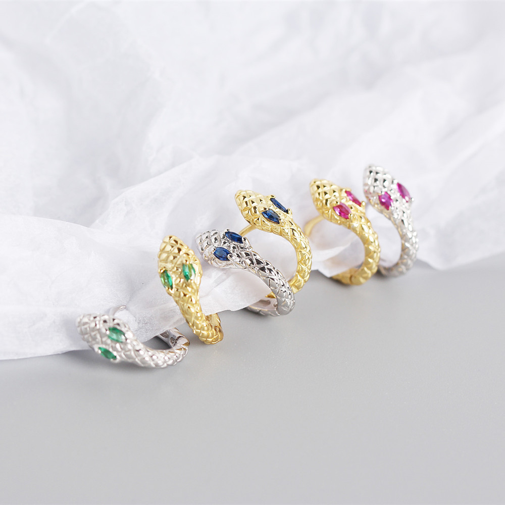 Animal Fashion Gem Plating Earrings display picture 5