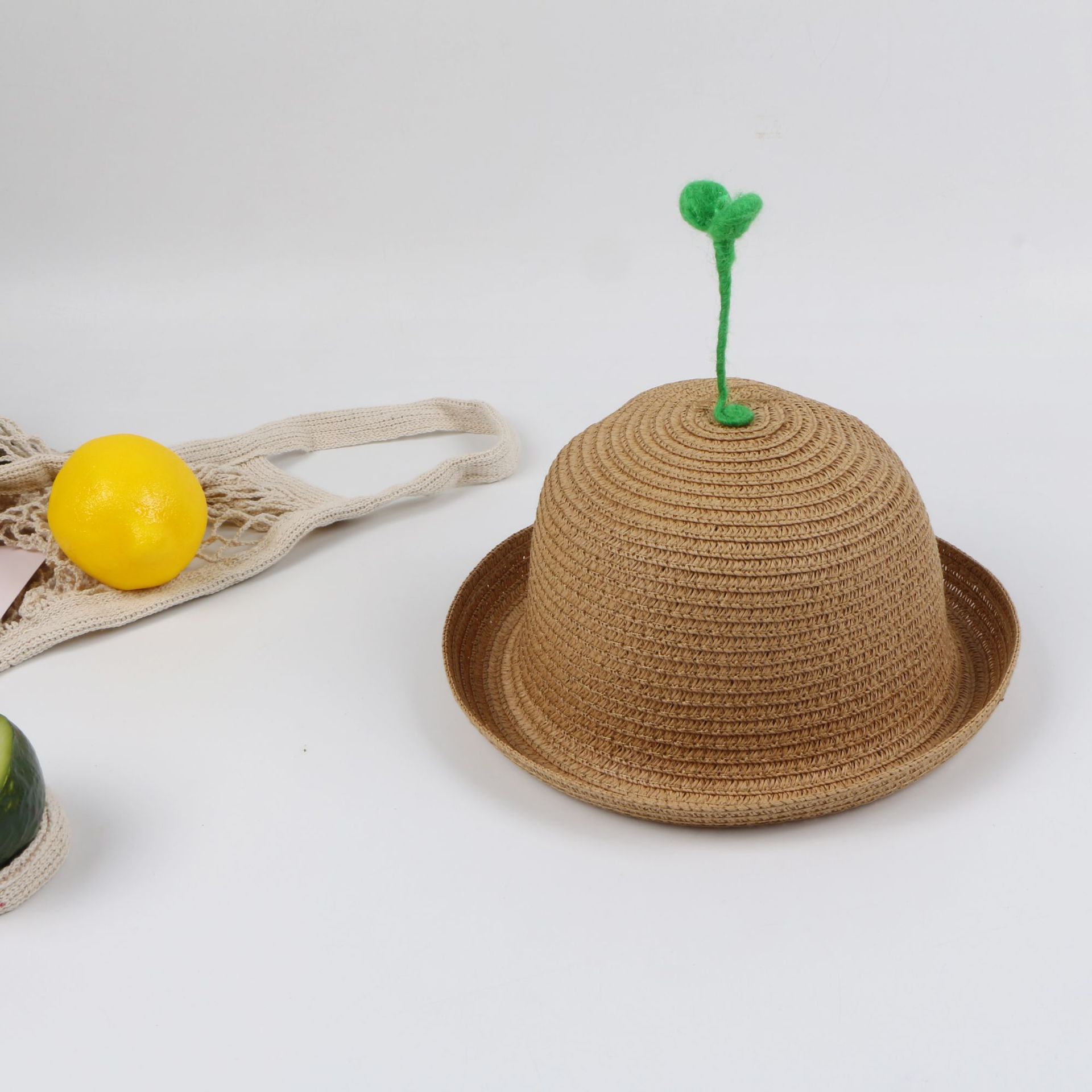 Bébés Printemps Et D'été Mince Bébé Sunhat Mignon Super Mignon Enfants De Chapeau De Paille Enfants Soleil Protection Chapeau De Mode Fabricant display picture 5