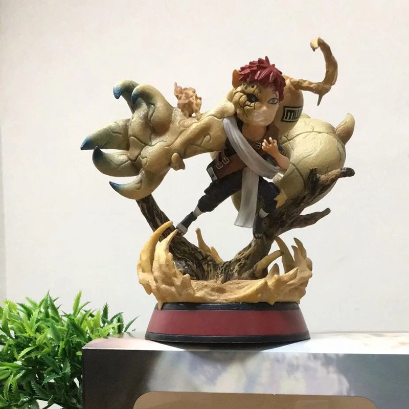 智贝详情图_2火影忍者风影砂暴一尾守鹤半兽化我爱罗手办模型车