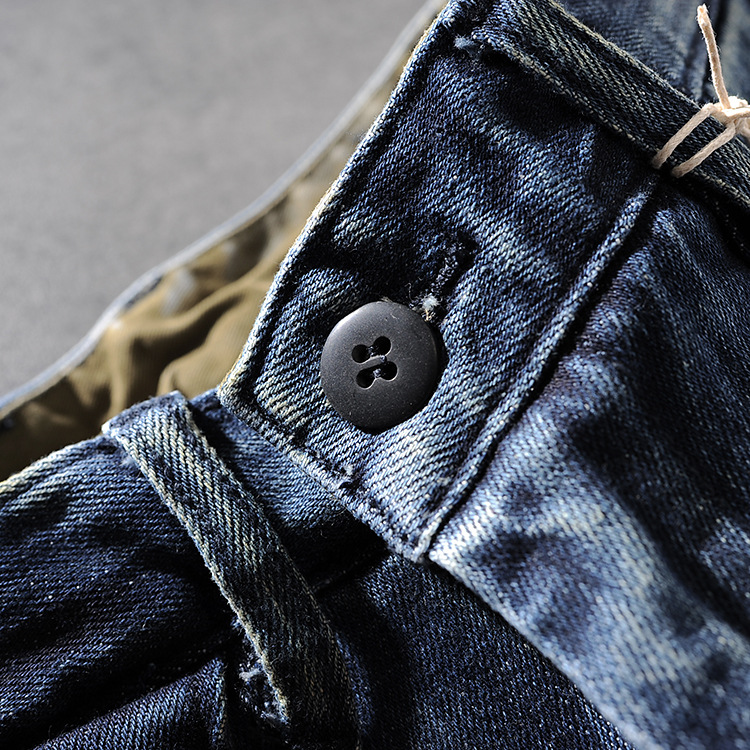 DEESMANC and CO autumn/winter new American heavy wash men's jeans young men's trousers 332 35