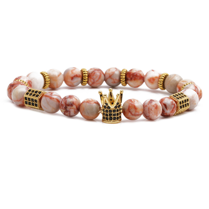 Bracelet En Perles D&#39;agate display picture 10