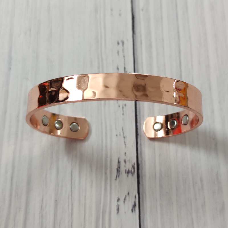 50g Weight Men'S Retro Bangle Customization Laser Engraving Solid Color Copper Men Cuff & Bangle