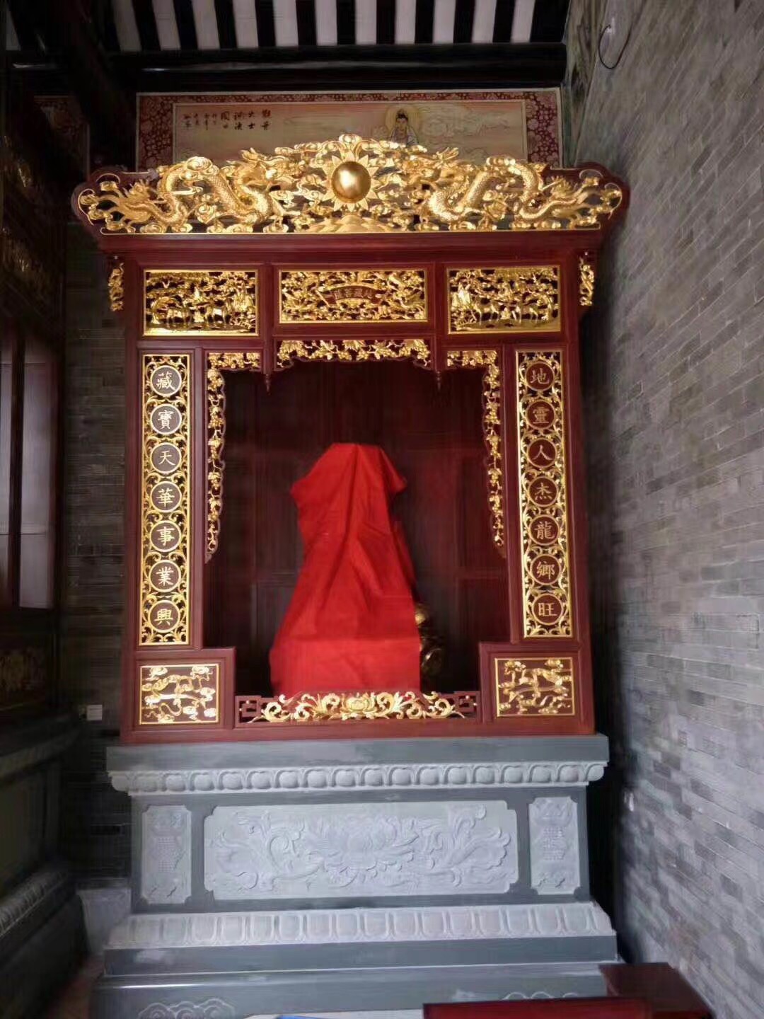 祠堂雕花图寓意,祠堂效果图,祠堂建筑图_大山谷图库