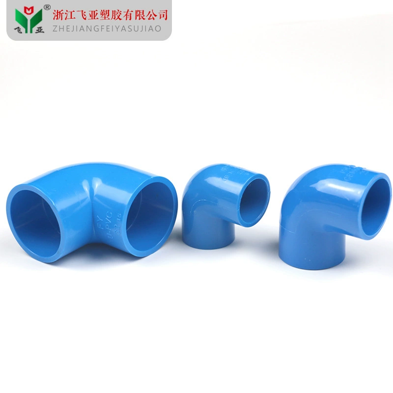 Завод оптовой ПВХ давления устойчивостью водоснабжения локоть равный Диаметр 90 изгиб под прямым углом локоть в наличии серый синий 20-315