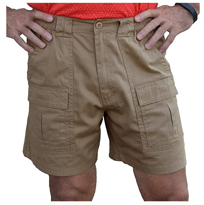 2024 New Summer Men's Casual Multi Pocket Work Loose Outdoor Shorts for Men_voghion.com