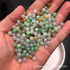 Emerald replica, bracelet, woven necklace, jewelry jade, beads, 5mm, ice imitation, wholesale