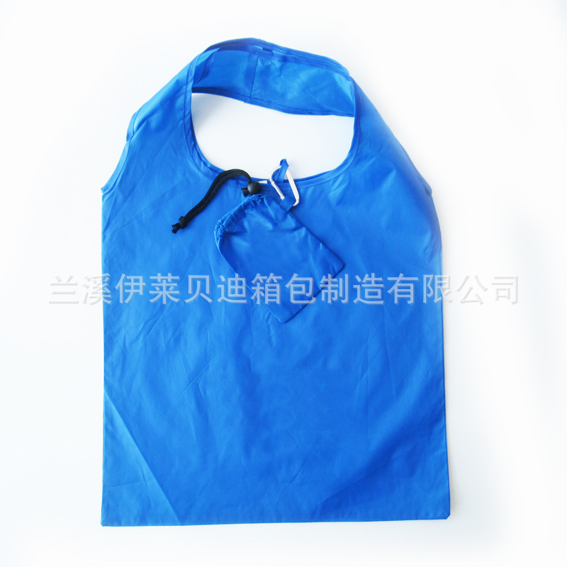 长手提折叠购物袋 瓶子形状拉链袋 环保袋超市收纳袋定制印logo