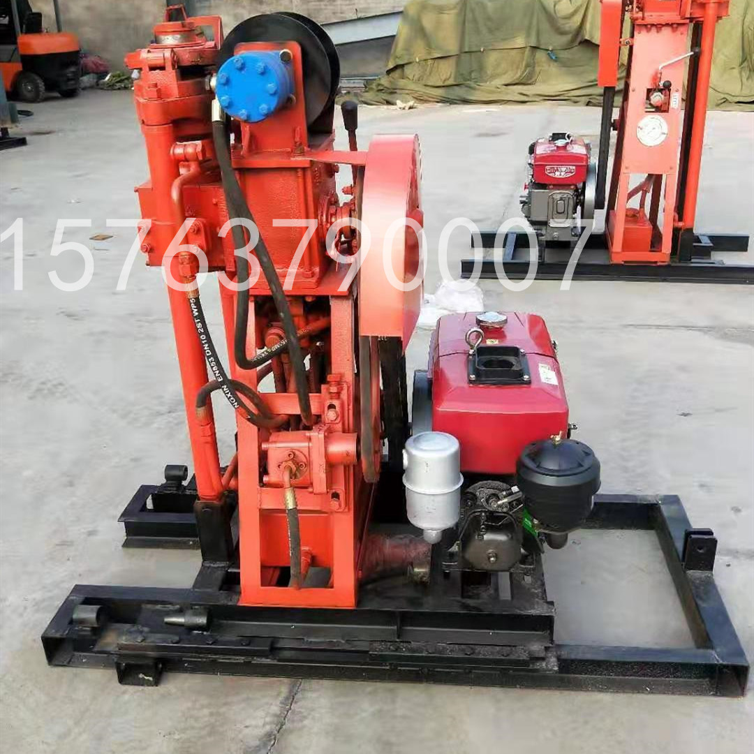 加工定制柴油液压动力水井钻机 回转式地质钻探钻机 液压50钻探机