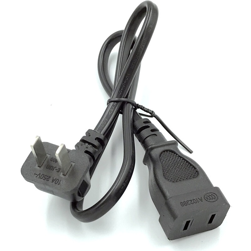 L-Shaped 90-Degree Elbow National Standard Two-Plug Male and Female Connector Power Cord Ccc Chinese Standard Two-Plug Desk Lamp Fan Extension Cord L-Shaped 90-Degree Elbow National Standard Two-Plug Male and Female Connector Power Cord Ccc Chinese Standard Two-Plug Desk Lamp Fan Extension Cord