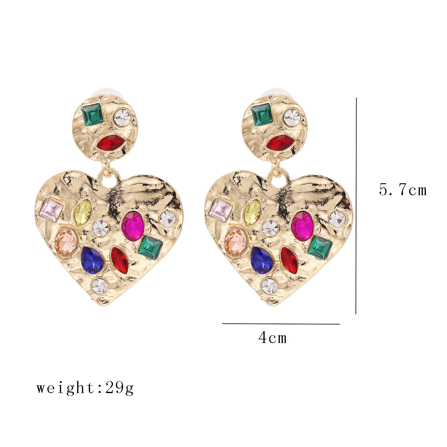 Fashion New Earrings Exaggerated Geometric Earrings Hot Sale Wholesale Nihaojewelry display picture 8