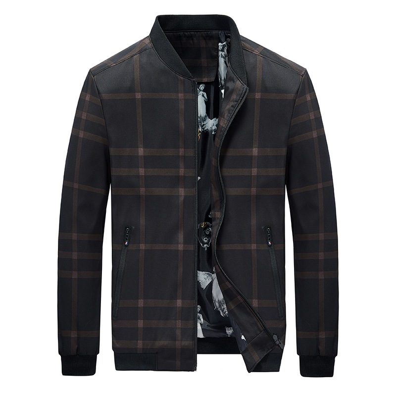2020 new pattern superior quality Middle and old age Jacket Four sides bomb High elastic Simplicity leisure time Jacket coat Manufactor Direct selling