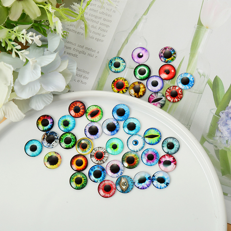 Bricolaje tiempo joya Blythe ultra-delgada 14mm muñeca ojo parche de vidrio