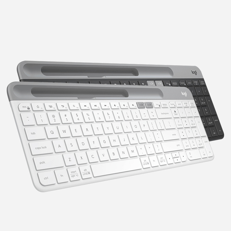 Logitech K580 wireless Bluetooth keyboard can be connected to ipad tablet mobile phone Office dedicated mini4 notebook keyboard