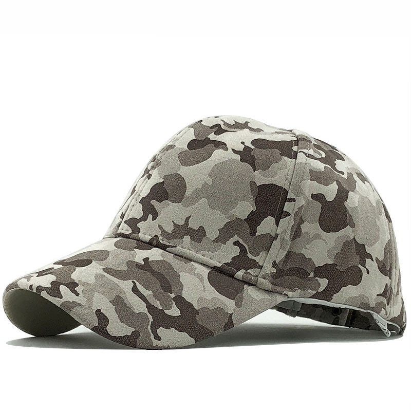 Cappellino da baseball unisex in pelle scamosciata con stampa graffiti mimetica, regolabile, con becco d'anatra, ideale per attività all'aperto in primavera e autunno, alla moda e streetwear._voghion.com