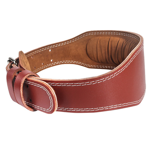 Cross-border new cowhide leather fitness weightlifting belt for men and women squat deadlift kettlebell sports belt protective gear