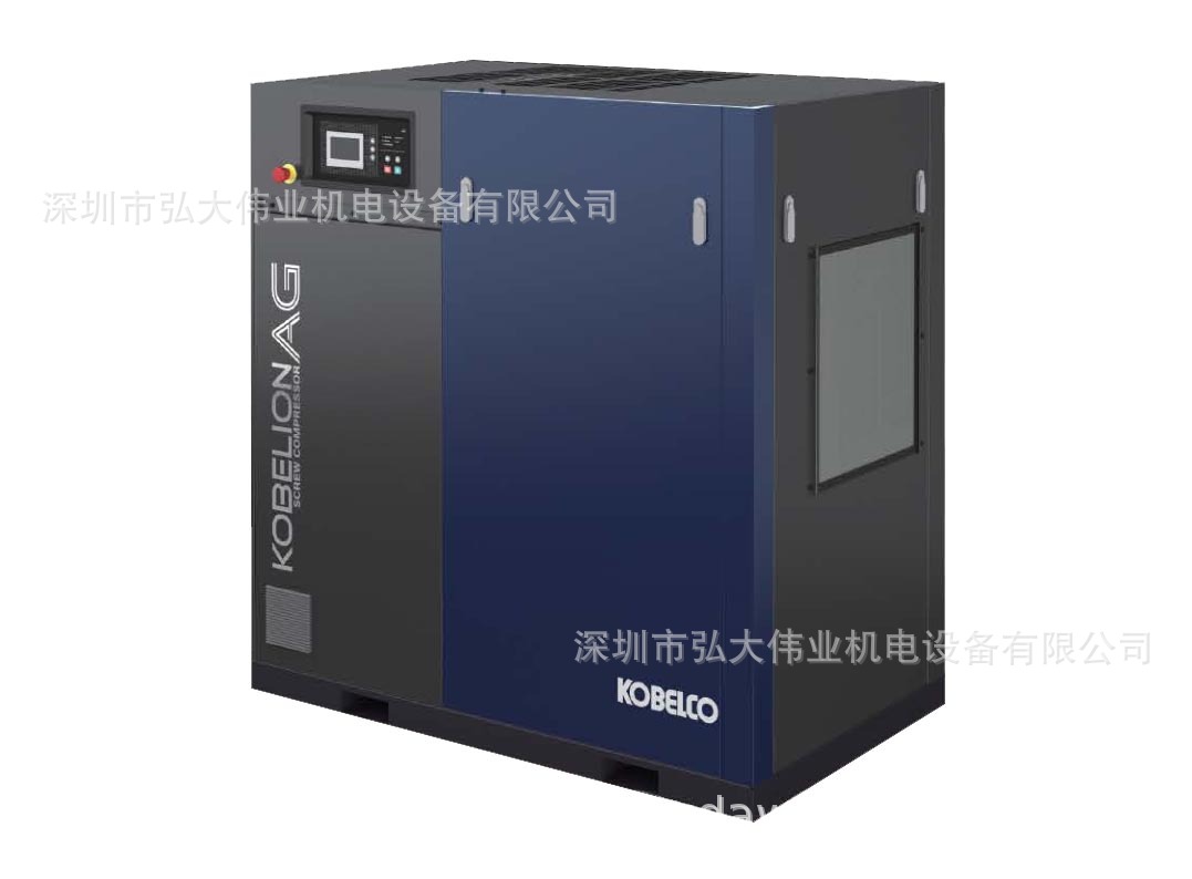神钢新一代微油螺杆空压机AG37AIV 神钢代理商