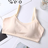 Underwear for elementary school students, top with cups, tube top, cotton wireless bra