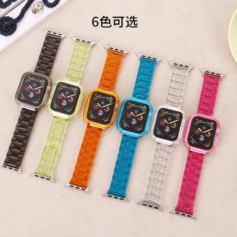 Suitable for Apple iwatch6 strap three b...