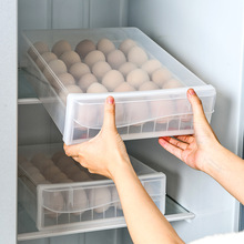 冰箱用裝雞蛋收納盒抽屜式多層保鮮盒子 廚房專用雞蛋架托批發