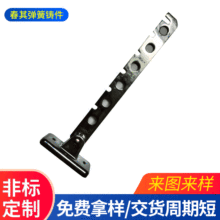 来图定制锌合金铝合金晾衣杆 铝合金家用可伸缩式晾衣杆晾衣架