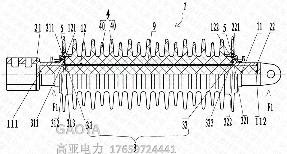 25KV 电气化 铁路瓷绝缘子 QBN-25/12 厂家直供