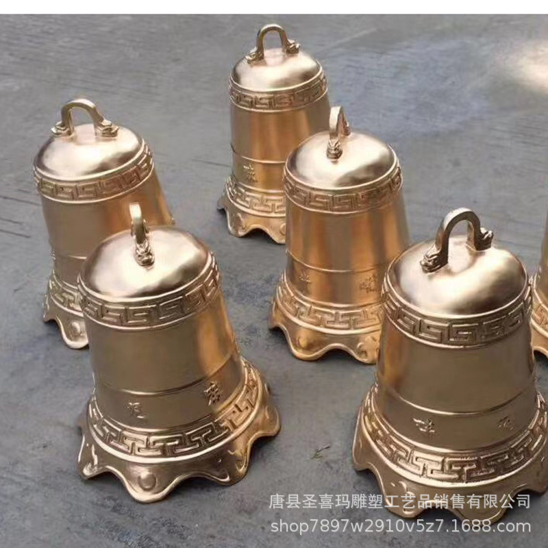 supply Copper Sculpture technology Bell Bells temple Temple Bronze Arts and Crafts Pendant support Customized