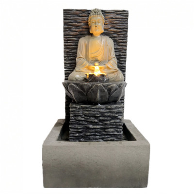 direct deal Southeast Asia Buddhist mood Buddha statue resin fountain Arts and Crafts Waterfront Flowing water Decoration Place of Origin Source of goods