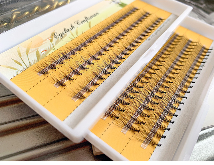 0.05草人20根假睫毛热熔朵毛eyelash单簇种植眼睫毛自然嫁接睫毛详情图7