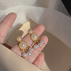 Retro earrings from pearl, 2022 collection