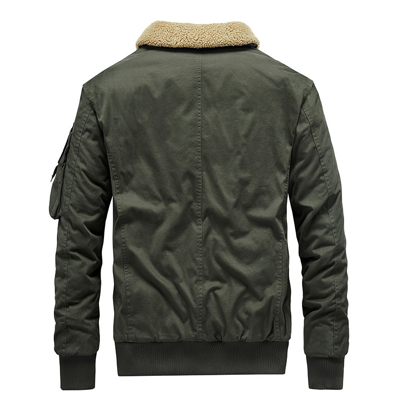 Otoño e Invierno nuevos hombres engrosada caliente diario casual chaqueta deportiva de los hombres guapos de moda estilo coreano chaqueta de los hombres al por mayor