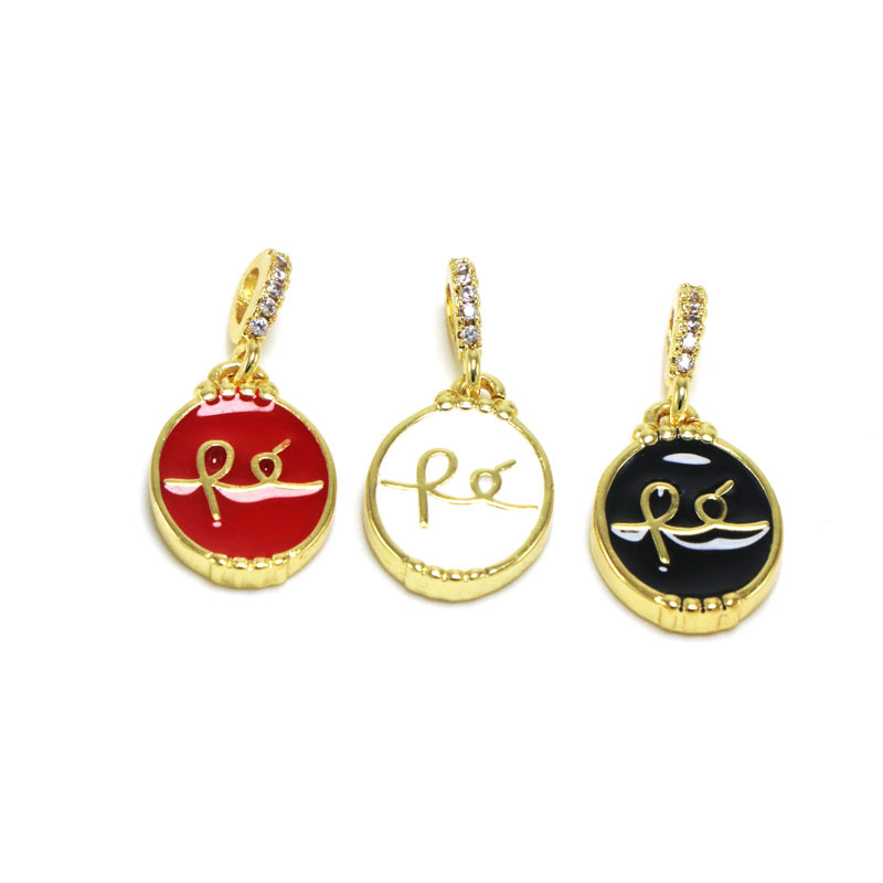 3g Weight Pendant Jewelry Making Type 11 * 19mm, 11 * 24mm Jewelry Making Size Zircon Inlay Material DIY Jewelry Accessories Classification 1 Piece Quantity Copper Material Letter, Oval, Heart Shape Pattern Enamel, Inlay Design Sweet, Simple Style Style 1 Piece 11 * 19mm 11 * 24mm Copper Zircon Letter Oval Heart Shape Pendant 10