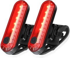 Wholesale USB charging bike taillight mountain bike warning light bike taillight front light cycling equipment