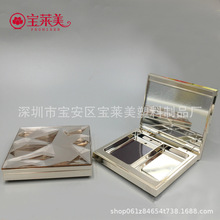 热销眼影盒高档10g高光修容盘创意钻光定妆粉饼盒彩妆化妆品包